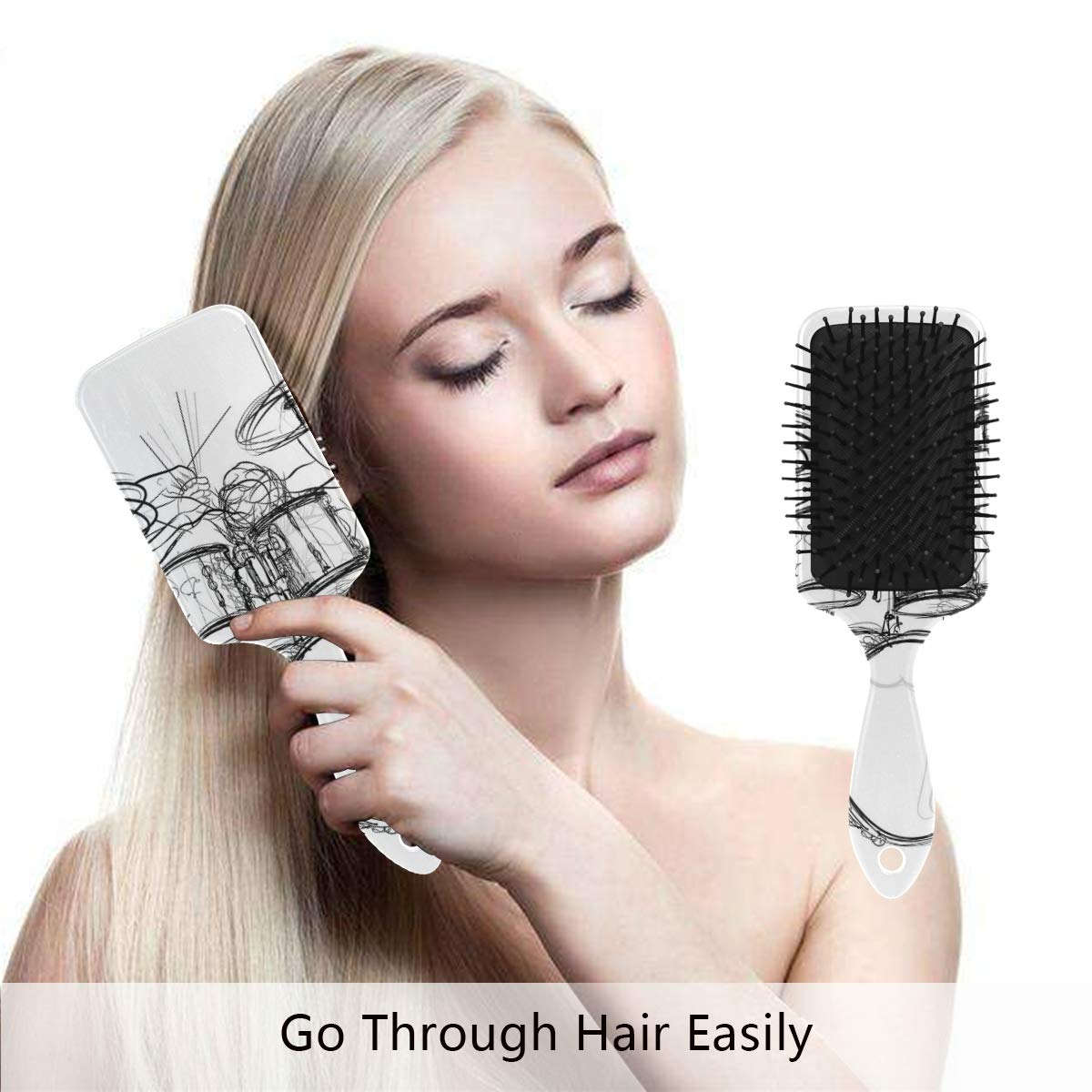 Amazon Com Doublecw Rock Music Doodle Drawing Hair Brush Eco