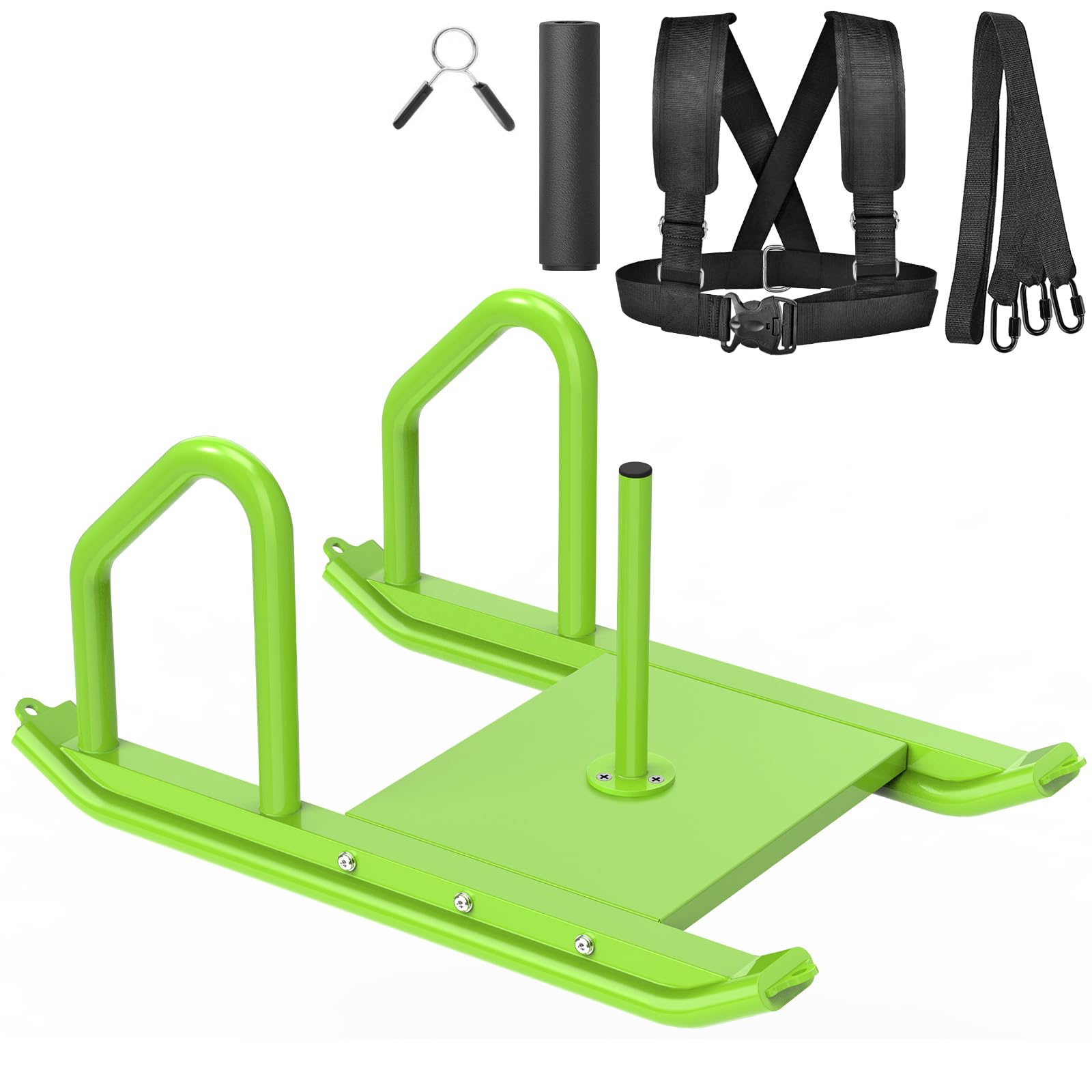 Kipika Weight Sled Fitness Sled Speed Training Sled Workout Sled, Adjustable Height Weight Training Sled, Enhance Muscle Strength and Explosive Power, Suitable for 1