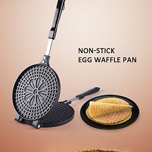 Zinnor egg waffle pan,non-stick omelet waffles for the baking pan…