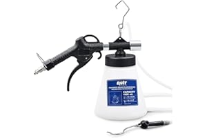 Orion Motor Tech Pneumatic Brake Bleeder Kit, 1L Fluid Extraction Set with 8 Master Cylinder Adapters, 1.06 qt. Vacuum Brake 
