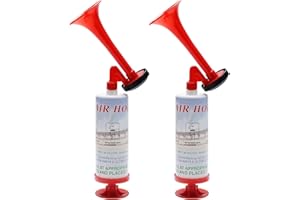 KERWINN 2PCS Mini Loud Air Horn Handheld,Non-Toxic Pump Air Horn,Noise Makers Prank Kit for Kids Party,Festival Celebrations,Match Sporting Events