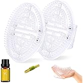 2Pcs Meridian Brush Massage Body Brush,2026 Upgraded Meridian Massage Brushes with 10 ML Essential Oil,Full Body Relaxation Cellulite Massager Brushes for Arms,Belly,Back,Legs