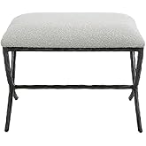 Uttermost Brisby - Small Bench-19 Inches Tall and 24 Inches Wide