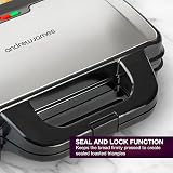 Andrew James Deep Fill 4 Slice Toasted Sandwich Maker 900W view 8