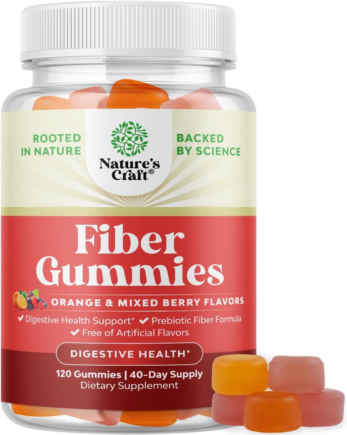 Fiber Gummies (Orange & Mixed Berry)