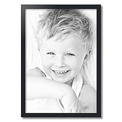 ArtToFrames 20x29 Inch Black Picture Frame, This