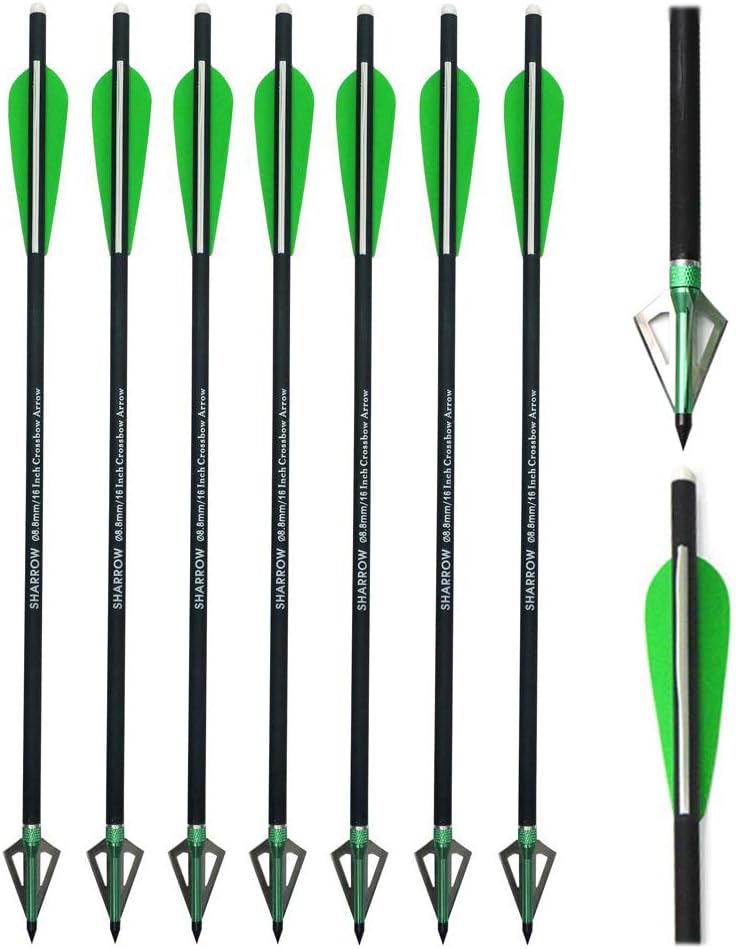 Archery Crossbow Carbon Arrows 16” 17” 18” 20” 22” Crossbow Bolts with