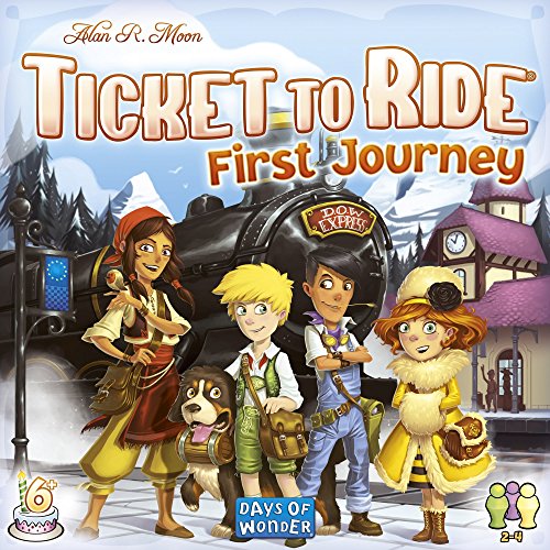 Fantasy Flight Games Ticket to Ride: Europe: First Journey Board Games