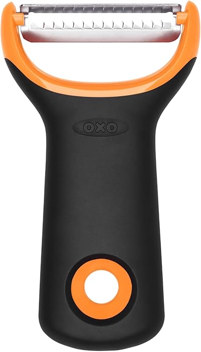 OXO Good Grips Julienne Prep Peeler – Stainless Steel Blades, Non-Slip