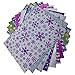 levylisa 10 Sheets A4 Mixed Random Pattern Paper Glitter Self-Adhesive Craft Vinyl Art Sparkling Sign Sticker Gemstone Metallic Colour DIY Gift Sticky Wrapping Paper