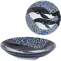 Amazon.com: Minorutouki Rice Bowl Extra Large White Wave
