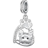 Feijiesi Yorkie Gifts Sterling Silver Yokie Charms for Bracelet Yorkie Dog Jewelry for Women Men
