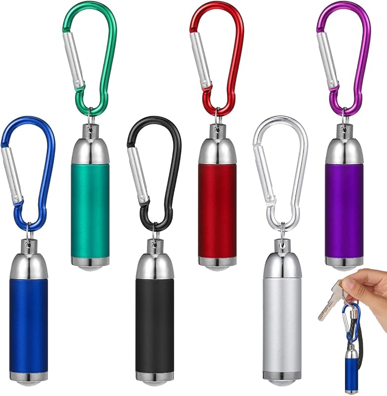 Taschenlampen-Schlüsselanhänger Mit Kletterhaken Mini Schlüsselbund Taschenlampe Für Outdoor-Camping Zuhause Und Rucksack Kompakt 1.97 X 0.59 X 0.59 in — Foto 1 von 8