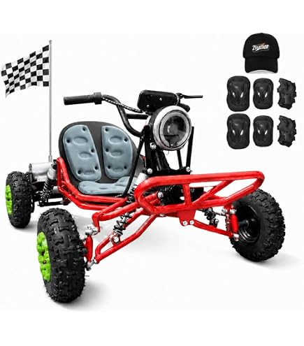 Amazon.com: 48V 2000W Electric Go Kart for Teen and Adult Rider