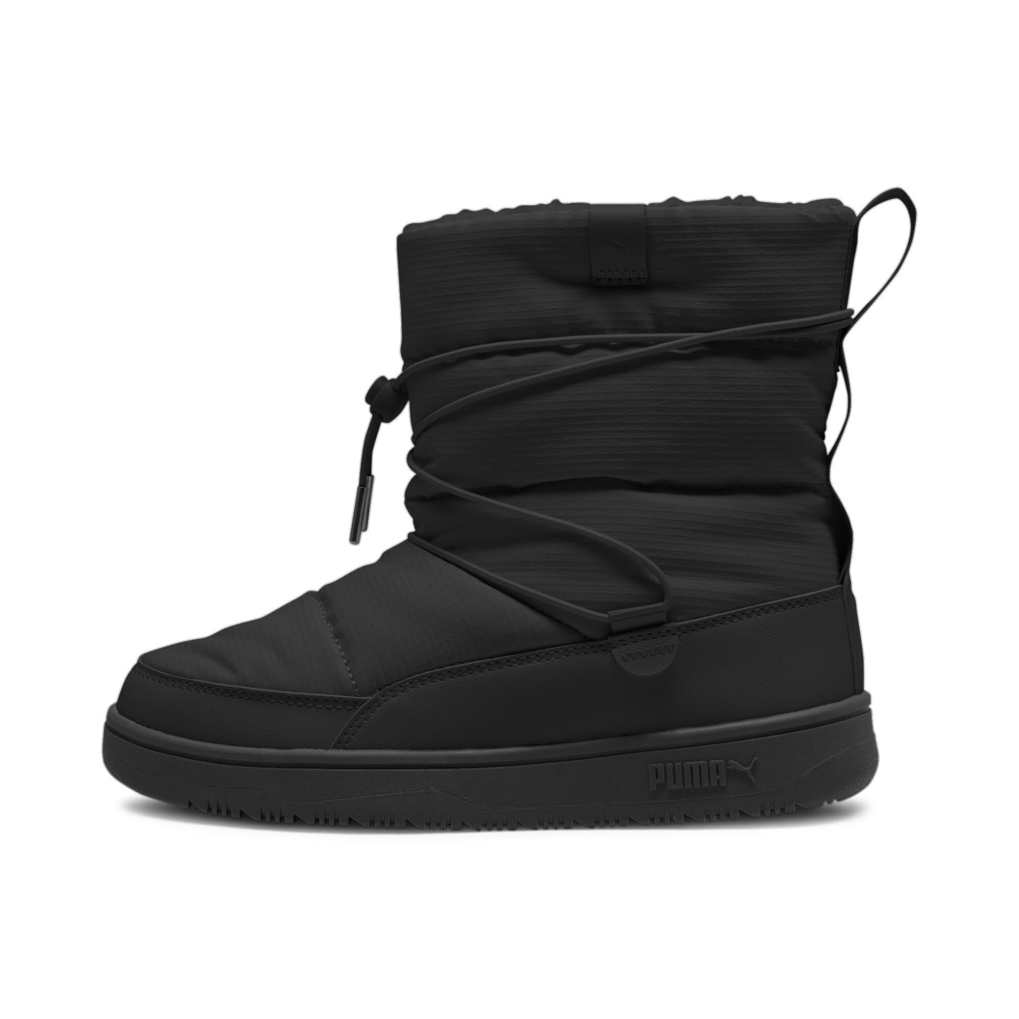 Photo 1 of PUMA Womens Snowbae Boot, PUMA Womens Black-Shadow Gray, 9