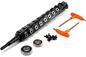 FIND BUY TOOL FINDBUYTOOL Helical Cutterhead for Ridgid R4331 13 Inch Thickness Planer – Smoother Finish, Reduced Noise, Minimal Tear-Out – Compatible with Hardwood and Softwood