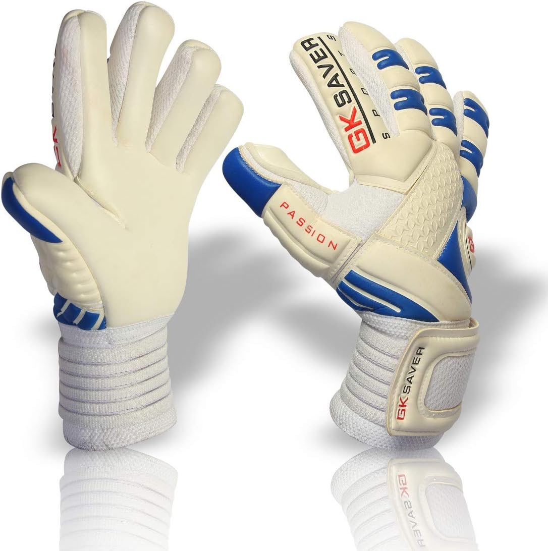 GK Saver Football Goalkeeper Gloves Passion Ps01 Negative Cut Soccer Goalie Gloves 6 to 11