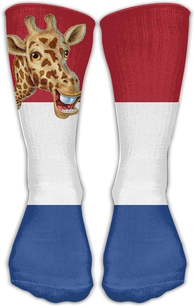 xdbgdfhdhdjdj Netherlands Flag 30Cm Fashionable Sock Long Socks Sports