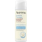 Aveeno Eczema Therapy Rescue Relief Treatment Gel Cream with Colloidal Oatmeal Skin Protectant, Instantly Soothes & Cools Itchy Dry Skin Flare-Ups, Steroid & Fragrance Free, 5.0 fl. oz
