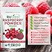 Biofinest Raspberry Juice Powder - 100% Pure Freeze-Dried Antioxidants Superfood - USDA Organic Vegan Raw Non-GMO - Boost Digestion Weight Loss - For Smoothie Beverage Blend (4 oz Resealable Bag)