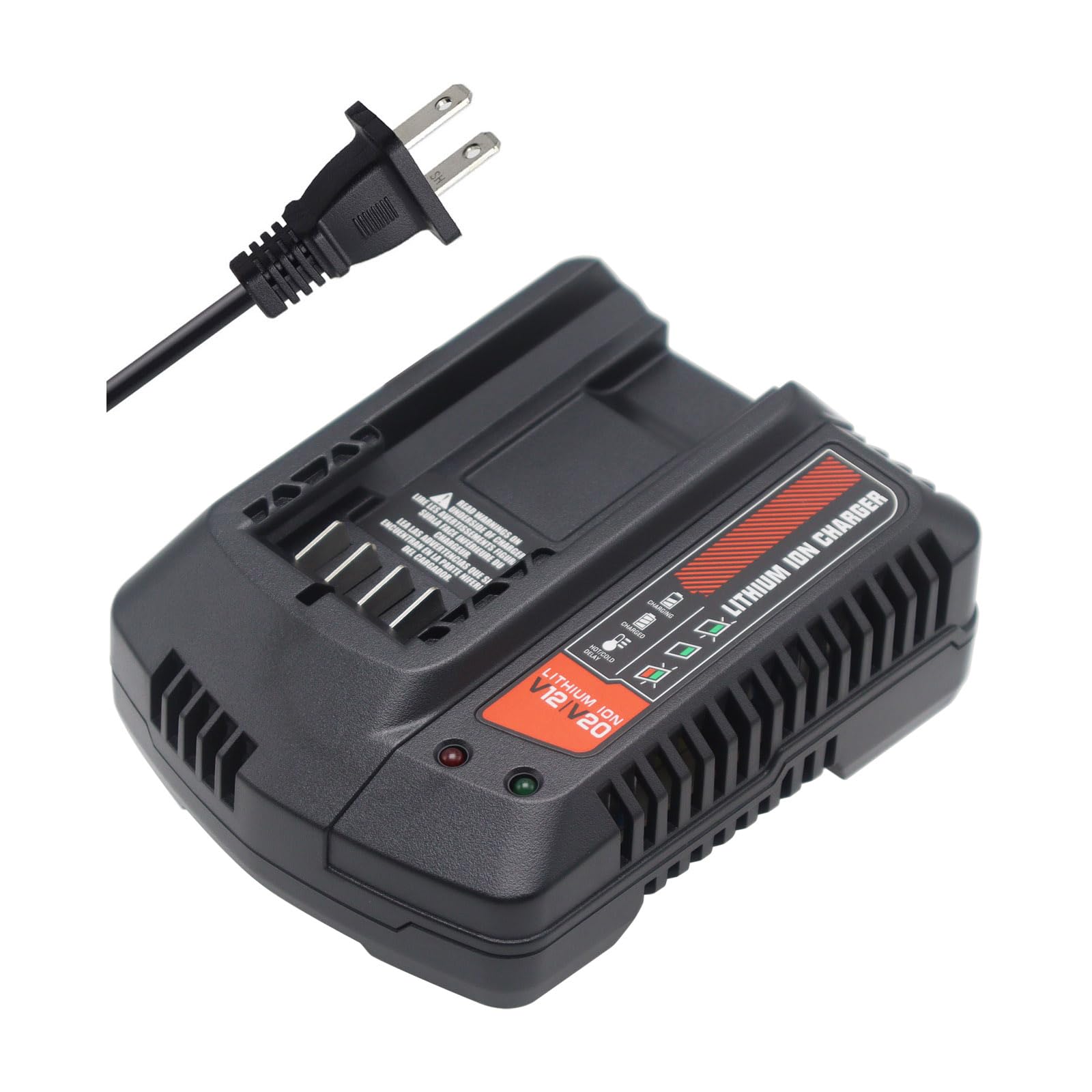 Photo 1 of CMCB104 20V Battery Charger Replacement for V20 Lithium-ion Batteries CMCB100 CMCB101 CMCB102 CMCB124 CMCB201 CMCB202 CMCB204 CMCB205 CMCB206 CMCB209 CMCB204-2 CMCB204-OPE CMCB202-2
