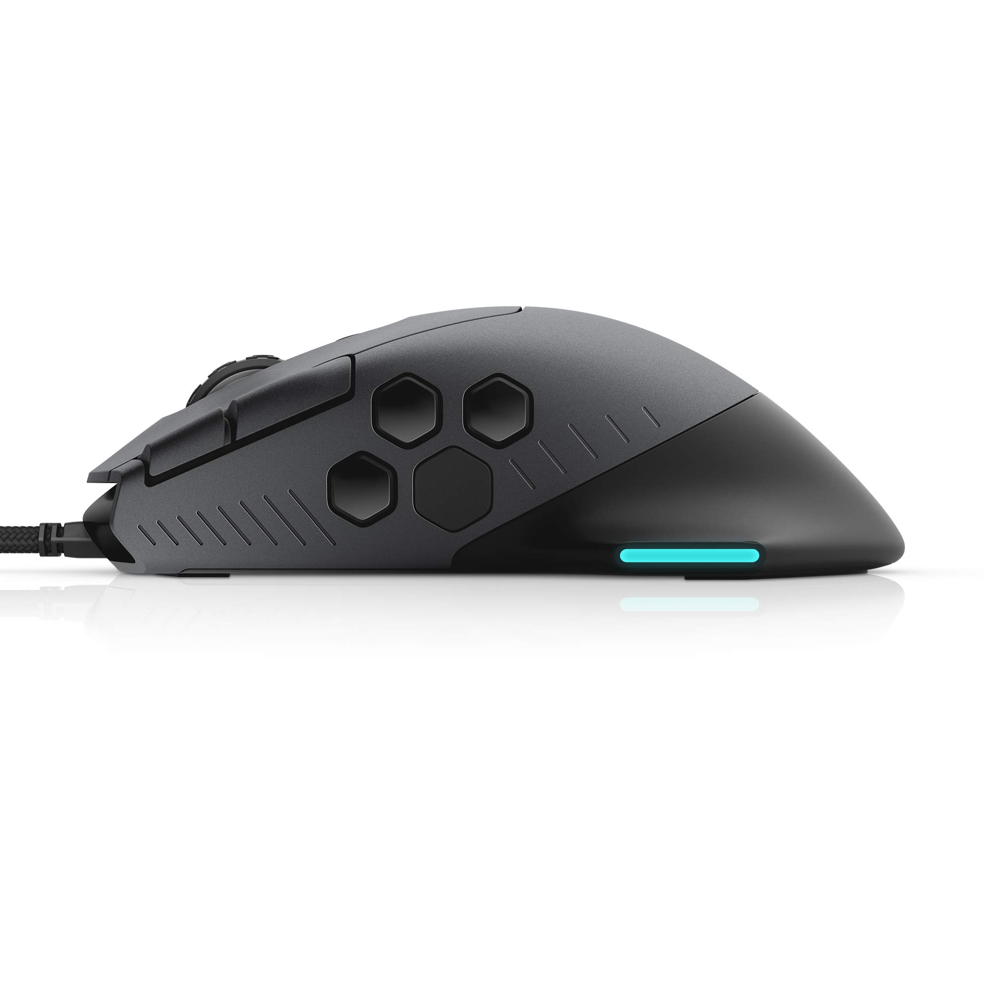 Alienware Gaming Mouse 510M RGB Gaming Mouse AW510M: 16, 000 DPI Optical Sensor - Alienfx RGB - 10 Buttons - Adjustable Scroll Wheel - Large Click Anywhere L/R Buttons
