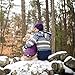 Kurgo Loft Dog Jacket, Reversible Dog Coat, Wear with Harness or Sweater, Water Resistant, Reflective, Winter Coat For Large Dogs (Deep Violet, L)