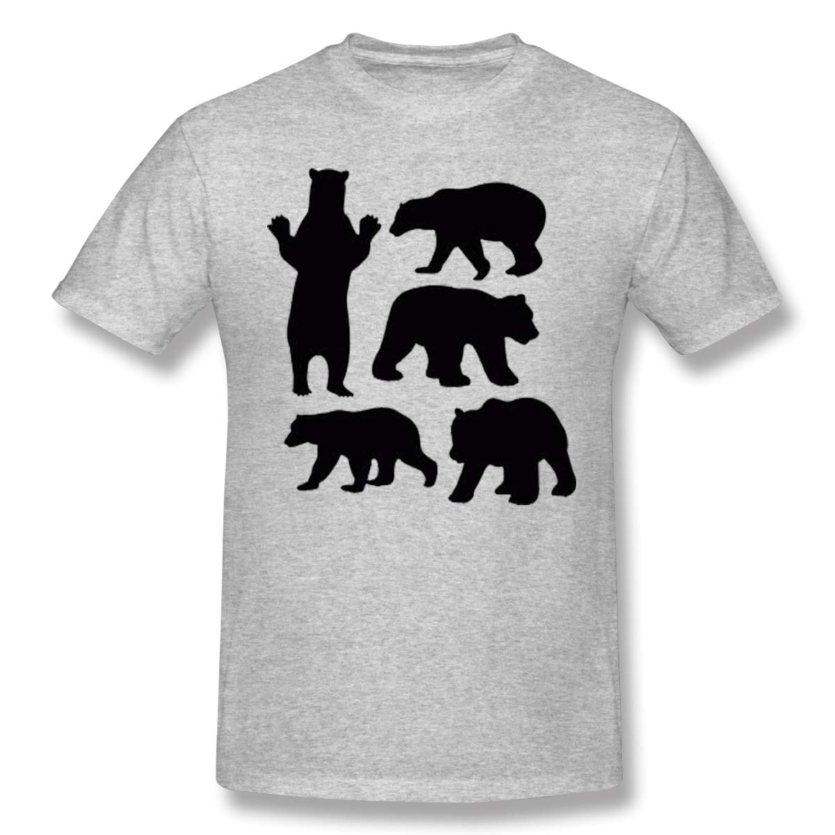  Grizzly Bear Clipart Silhouette S Cool T Shirt