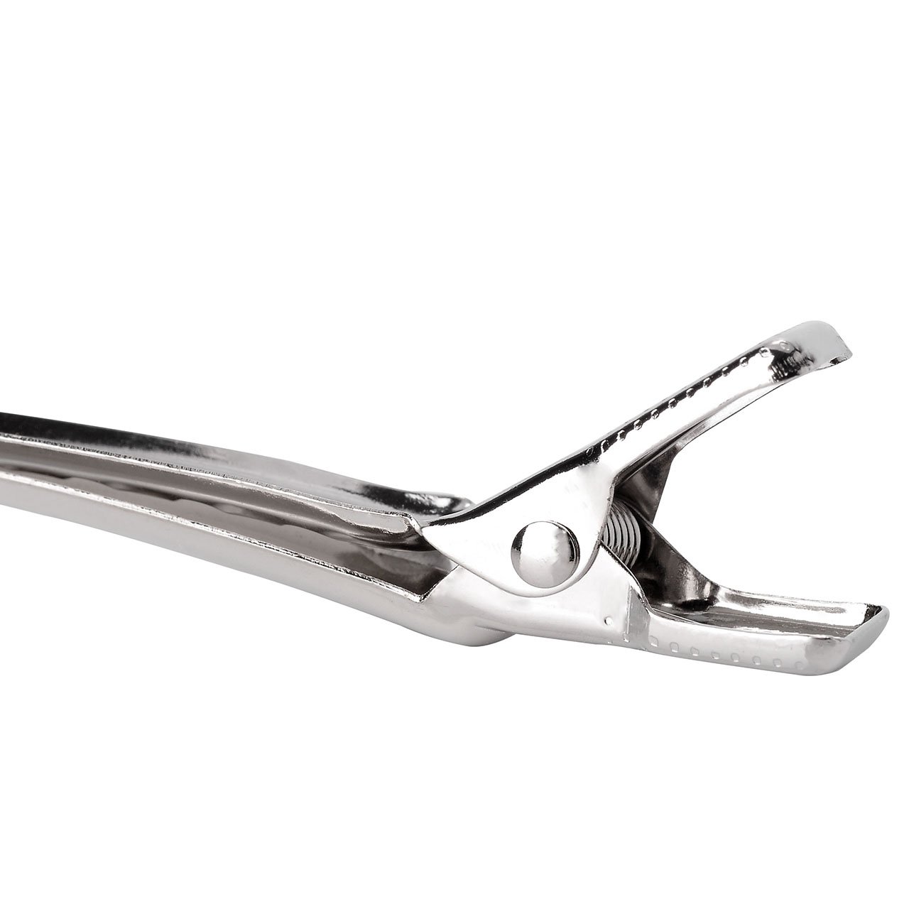 CCbeauty Metal Duck Bill Professional Sectioning Clips Barber Hair Cutting Clips Set For Hair Styling, Hair Coloring,Dyeing,Highlighting Clips (Metal)