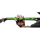 Learn Guitar Fretboard Note Decals - 25.5" Scale - (2 Pack) - Neon Green