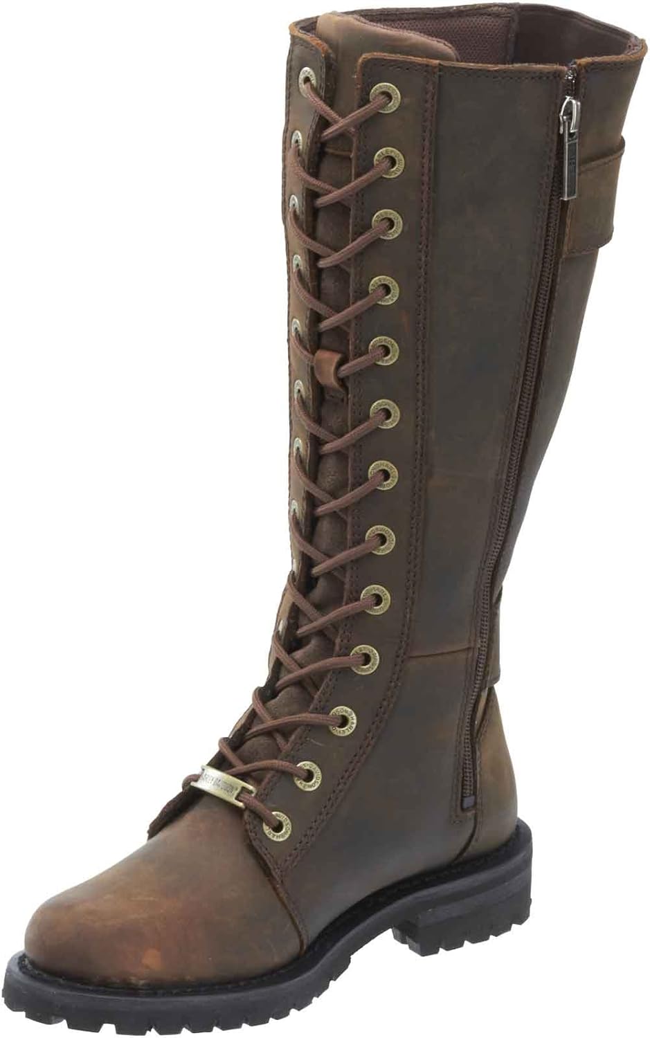 HarleyDavidson Womens Belhaven KneeHi Black or Brown Leather Boots