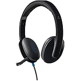 Logitech High-performance USB Headset H540 for Windows and Mac, Skype Certified (Renewed)