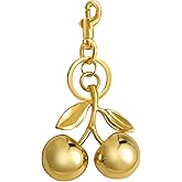 SKYFUN Cherry Keychain for Women Apple Strawberry Bag Charm Key Chain Accessories Gifts for Birthday Christmas