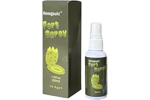 Hensgaukt Fart Spray Extra Strong Funny Sprank Fart Spray Fermented Poop Like Stink Bomb Classic Props for Pranks Funny Gag for Boys and Girls(50ml)