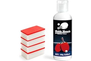GDDP 100ml Table Tennis Glue, Suitable for Assembling Table Tennis Elastic Sponge Rubber Design, Four Sponge Brushes for Easy