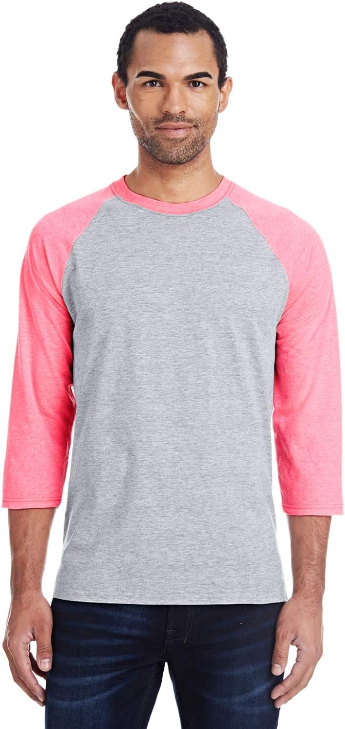 Hanes Men's X-Temp Raglan Baseball Tee: Clothing