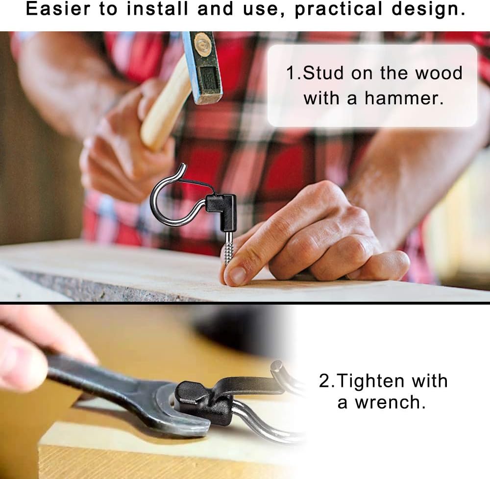 SELEWARE Stainless Steel 40 Pieces Q-Hanger - Image 3