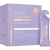 Revive Collagen Perimenopause — Hydrolyzed Marine Collagen Drink for Women, 5,000MG, Inositol, Selenium, Vitamin B6-B12, C & D, Supports Skin Health, Reduces Fatigue, Passionfruit Flavour — 28 Sachets