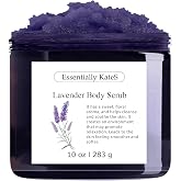 Lavender Salt Scrub 10 oz &ndash; Natural Exfoliating Body Scrub with Dead Sea &amp; Sea Salt, Moisturizing Oils for Smooth, Soft, Radiant Skin, Spa-Quality, Paraben-Free
