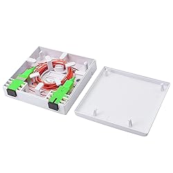 GELRHONR FTTH Fiber Panel Box Enclosure,2 Core