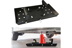 Universal Bottle Jack Base Plate, Stabilizing Jack Stand Pad with Enlarged Base, Adjustable Bottle Jack Accessories Fit for J