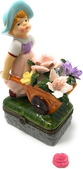 flower girl trinket box