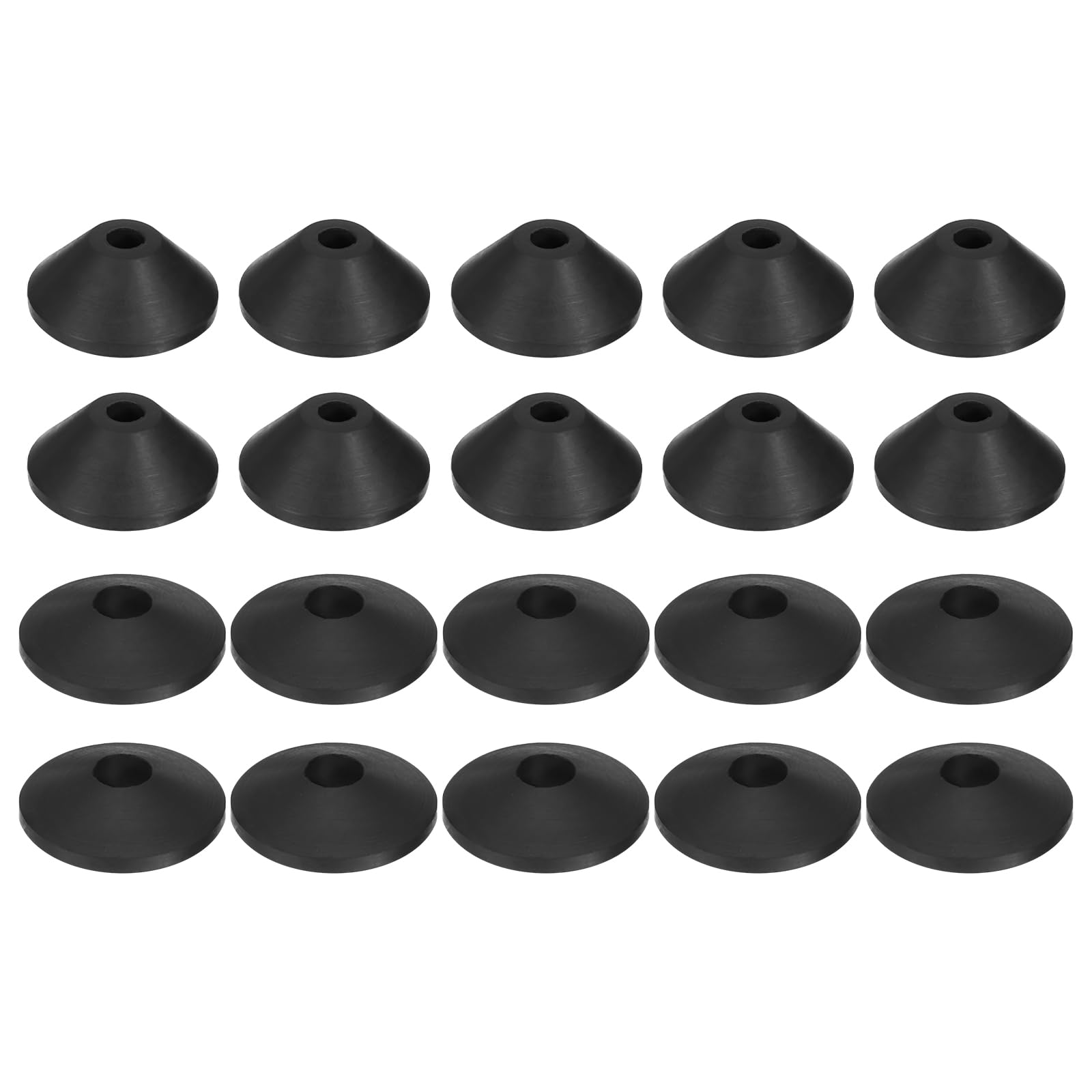 uxcell Toilet Bolt Rubber Washer, 20Pcs Conical Washers Toilet Tank Leakage Prevent Kit for Toilet Tank to Bowl Bolts