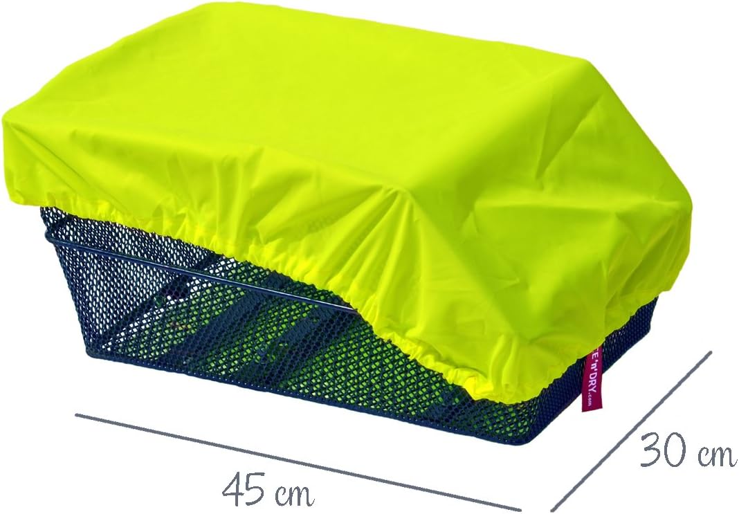 NICE 'n' DRY Waterproof basket cover, cover for bicycle basket, rain cover with elastic band - Image 4