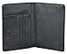 Toughergun Leather Passport Holder Wallet Cover Case RFID Blocking Travel Wallet (crosshatch black)