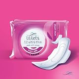 Lil-Lets Super Soft Ultra Thin Pads with Wings 96 Count Long Absorbency view 3