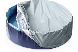 KOPEKS Universal Pet Pool Cover - Compatible with 60 to 64 inches Round Portable Pools