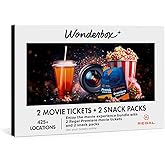 WONDERBOX - Regal Movie Gift Box – 2 Tickets & 2 Snack Packs – Movie Night Experience for 2 – Valid at 425 Regal Locations in the US