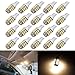 AUTOUS90 20 x RV Trailer T10 921 194 168 2825 42-SMD 12V Backup Reverse LED Warm White Lights Bulbs primary