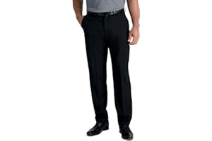 Haggar Mens Smart Wash with Repreve Classic Fit Flat Front Suit Separates Pant
